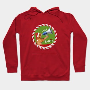 FUNNY CAT - VOTE SANTA Hoodie